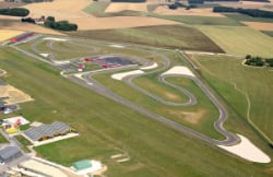 Vue aérienne du circuit de la Ferté Gaucher