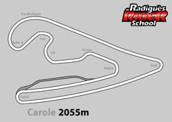 Plan du circuit moto de Carole